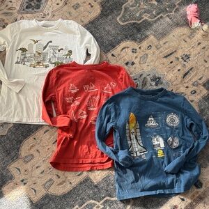 Crewcuts Kids Long Sleeve T shirts. Like new. Size 8/9